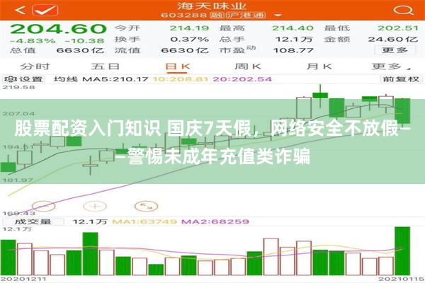 股票配资入门知识 国庆7天假，网络安全不放假——警惕未成年充值类诈骗